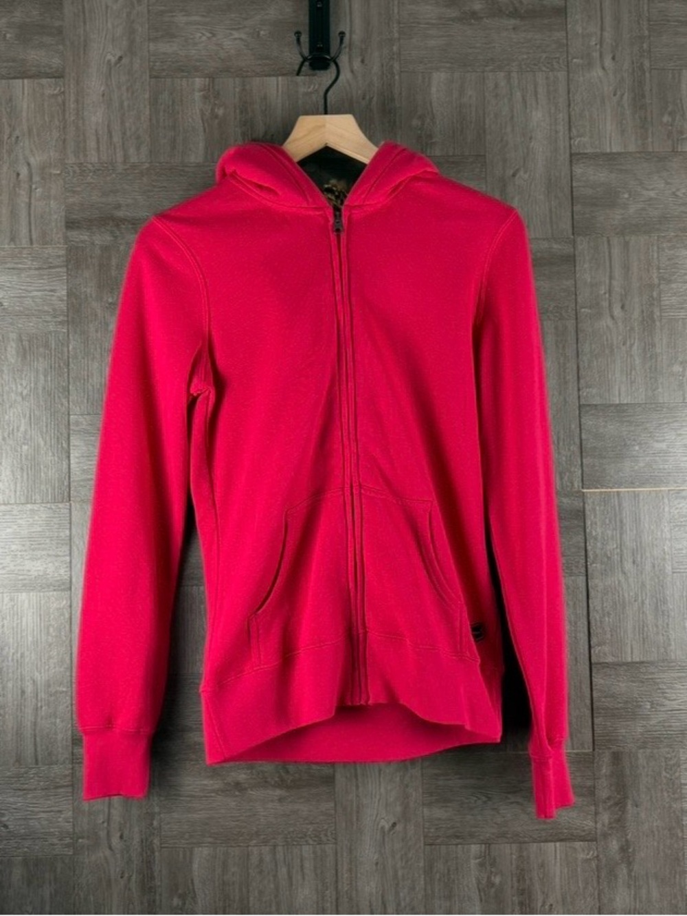 Fox Racing Women’s Vintage Y2K Hot Pink Zip-up Soft Faux-fur Lined Hood Retro - Picture 2 of 13